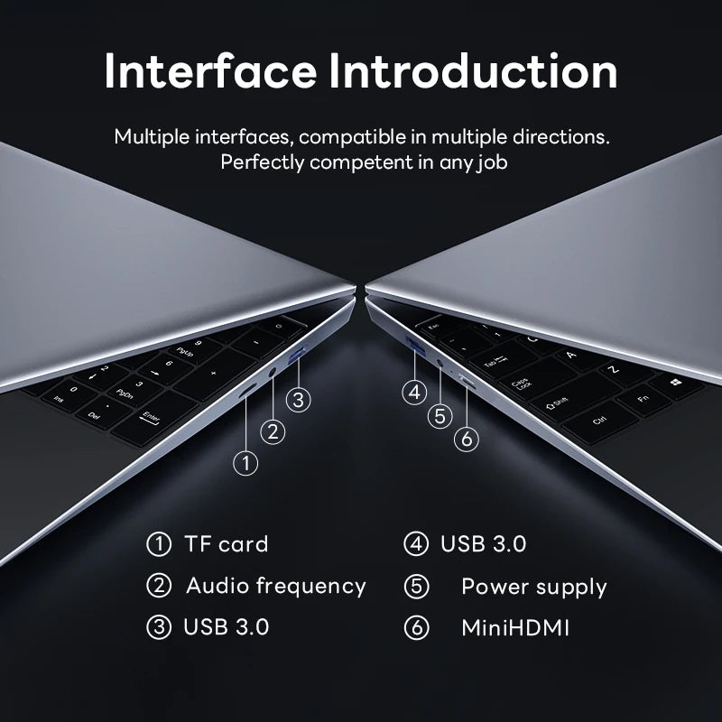 2024 Windows 11 i9 Laptop, Intel Core i9-8950HK, 14.1" 1080P Display, 16GB DDR4, 1TB/2TB SSD, Ultra-Light Business Notebook | tonyfinger store
