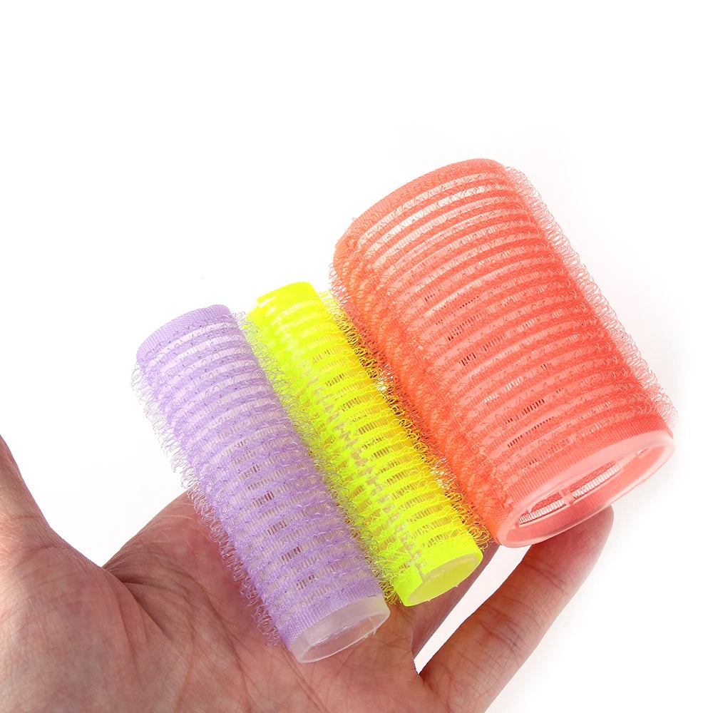 2022 Large Self-Grip Hair Rollers - Multi-Size Salon Curlers in Random Colors