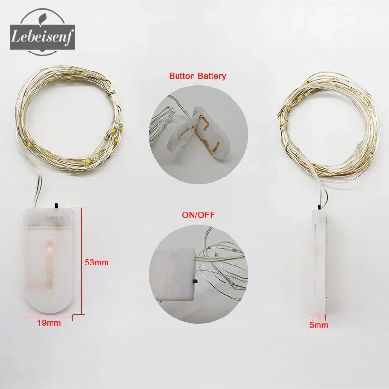 10pcs Copper Wire LED