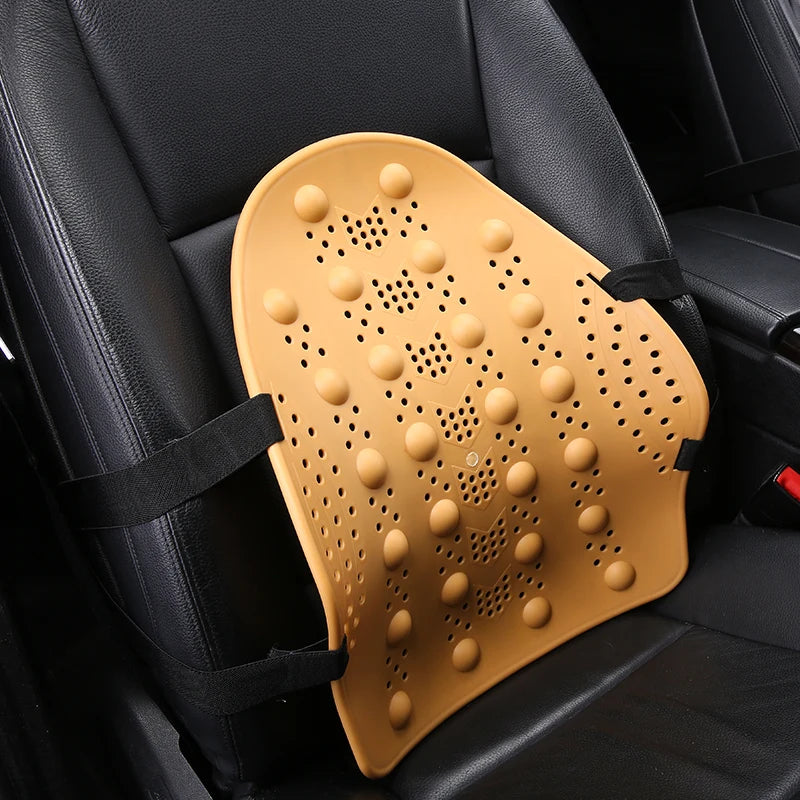 1PCS Universal Car Back Support | Massage Lumbar Cushion | Mesh Ventilated Waist Support Pad for Car, Office, Home | tonyfinger store