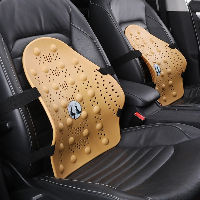 1PCS Universal Car Back Support | Massage Lumbar Cushion | Mesh Ventilated Waist Support Pad for Car, Office, Home | tonyfinger store
