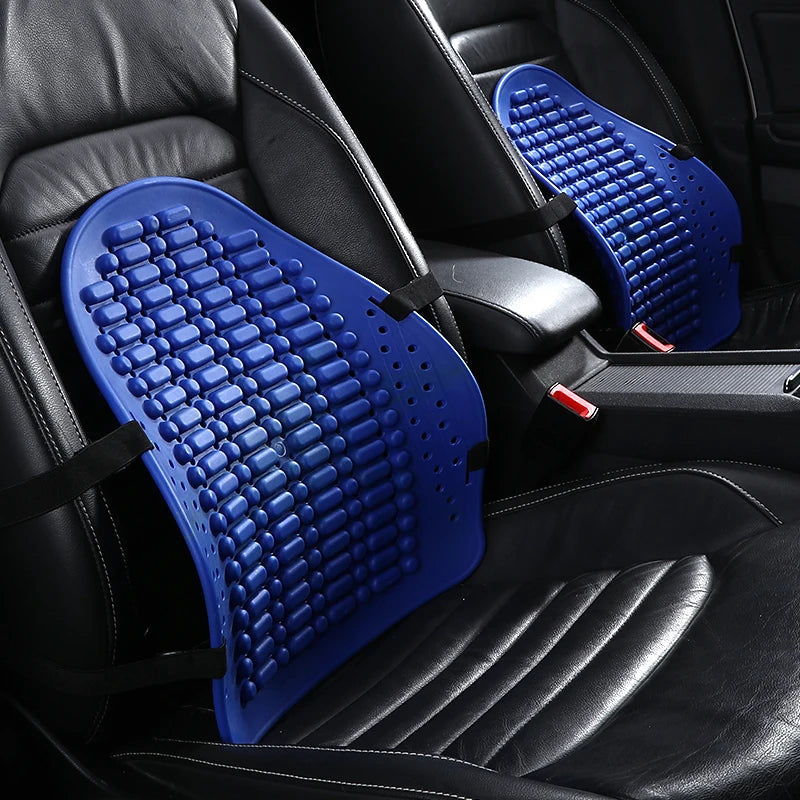 1PCS Universal Car Back Support | Massage Lumbar Cushion | Mesh Ventilated Waist Support Pad for Car, Office, Home | tonyfinger store