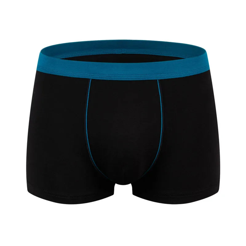 Plus Size Male Underwear 4 Pcs/lot Men Underwear Boxers Shorts Cotton Cuecas Boxer Men Solid Underpants Man Boxer Large XL-9XL