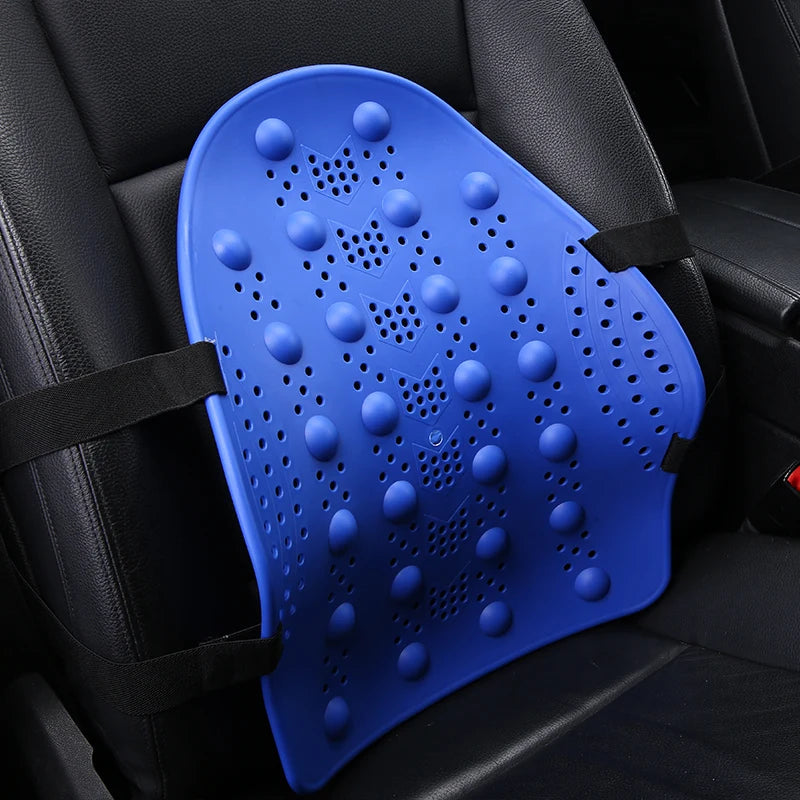 1PCS Universal Car Back Support | Massage Lumbar Cushion | Mesh Ventilated Waist Support Pad for Car, Office, Home | tonyfinger store