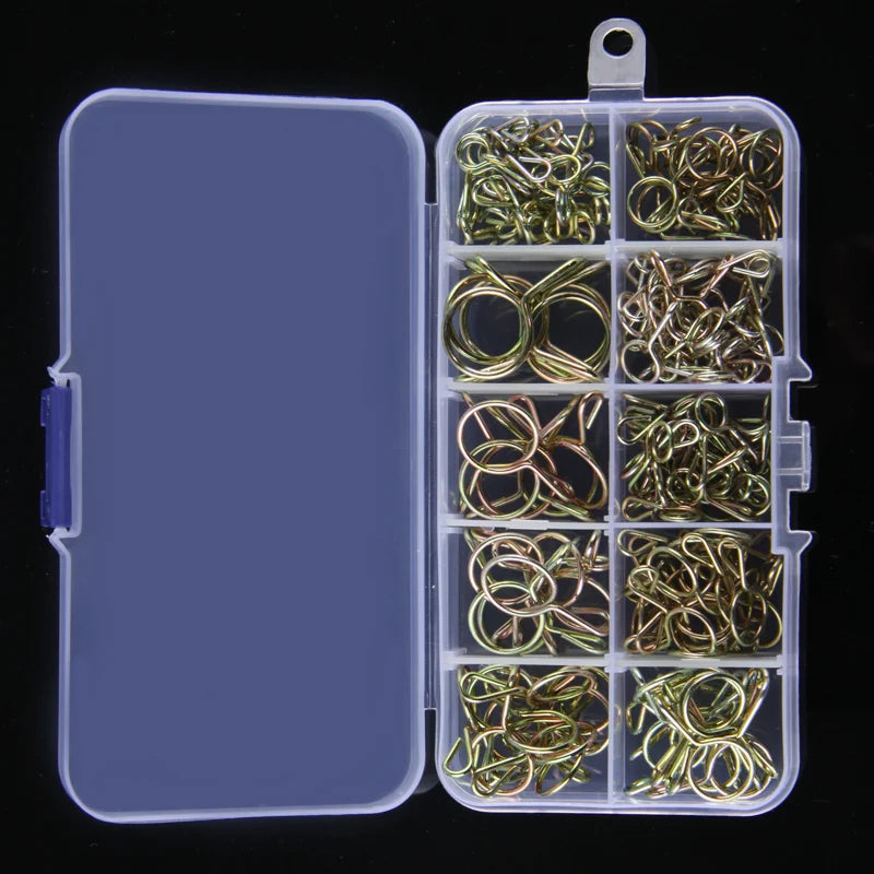 126Pcs Zinc Plated Hose Clamps for Boats & Motorcycles