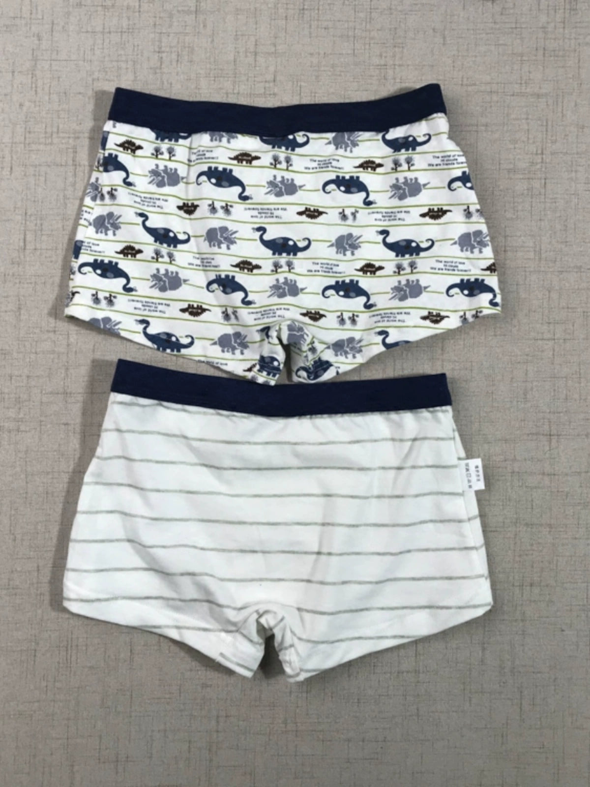 Boys’ Cotton Boxer Briefs 2-Pack | Non-Fluorescent, Class A Combed Cotton
