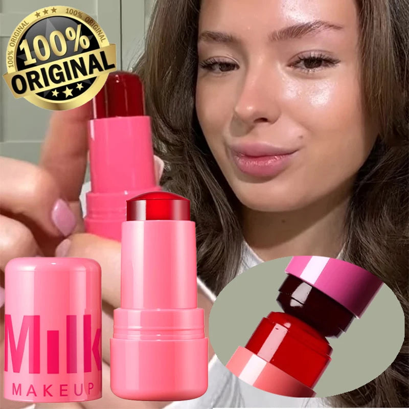3-in-1 Milk Jelly Blush Stick | Moisturizing Cheek, Lip & Eye Makeup