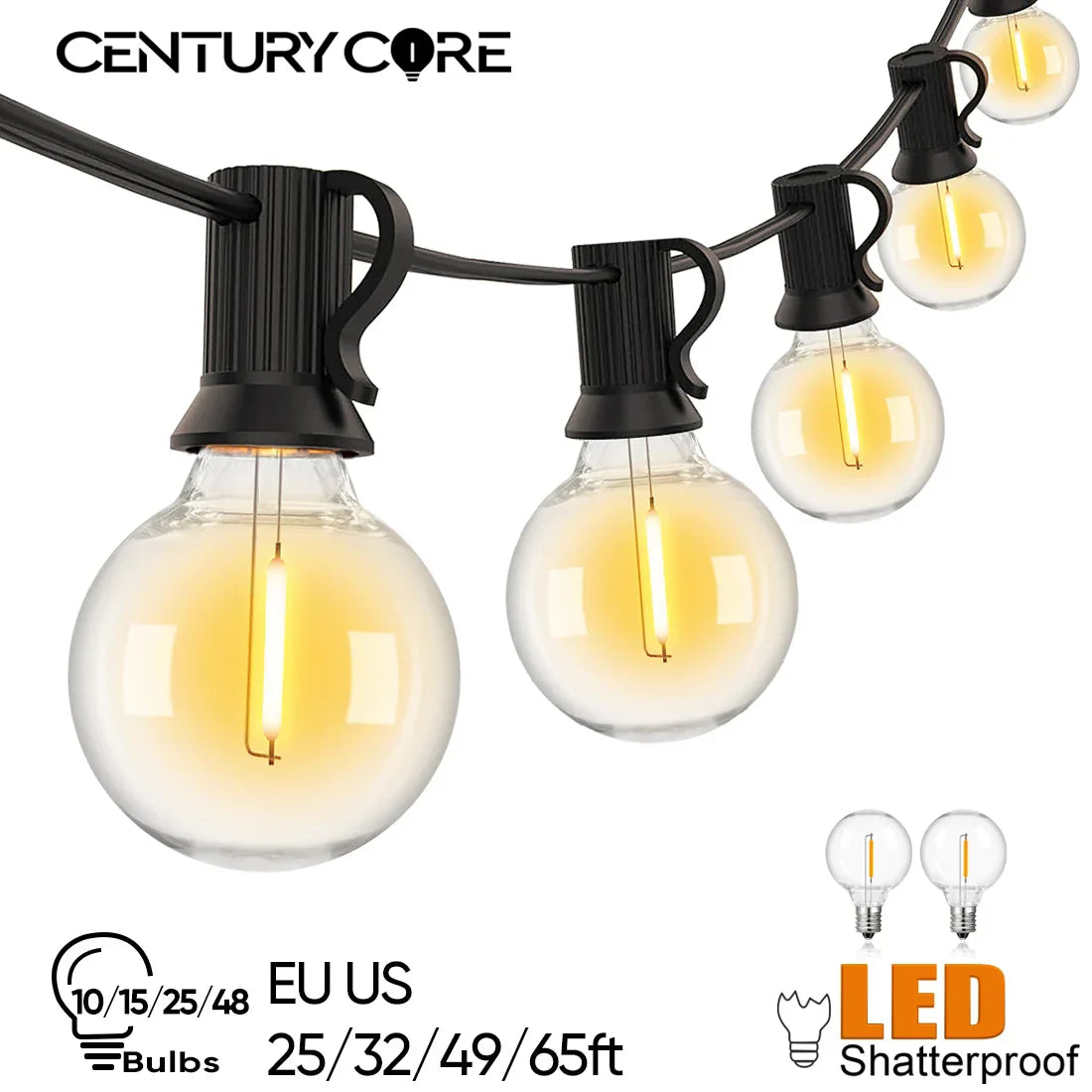 Shatterproof G40 Lights