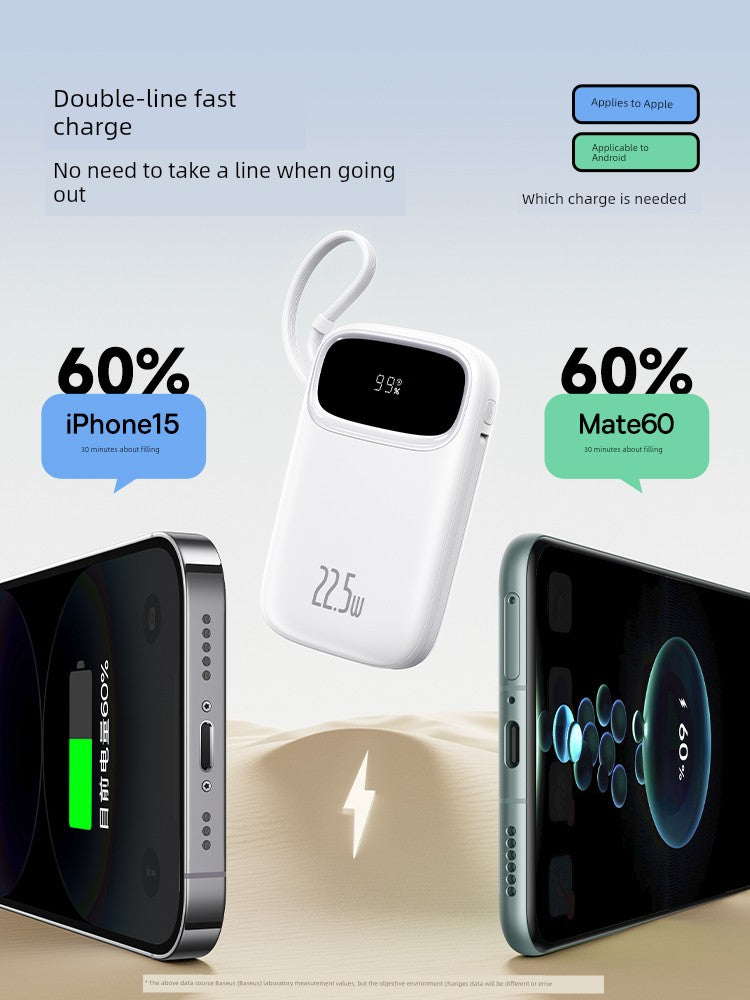 BASEUS 2024 Ultra-Thin 20000mAh Power Bank - Fast Charge, Portable, Apple 15 Compatible