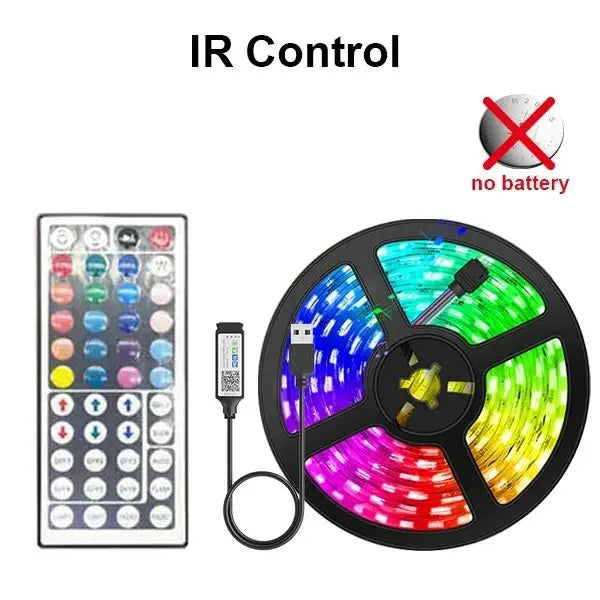 10m RGB LED Strip Light - USB