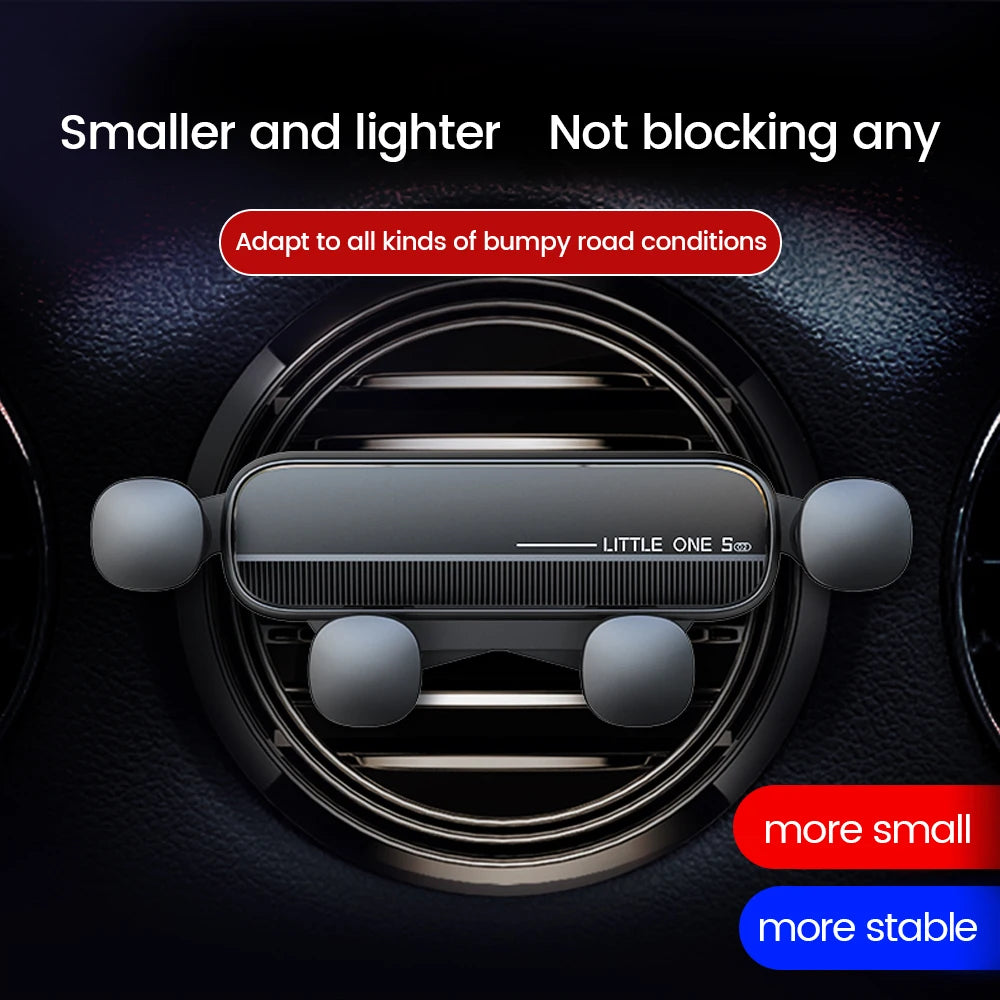 Universal Gravity Car Phone Holder - Air Vent Mount for iPhone & Xiaomi