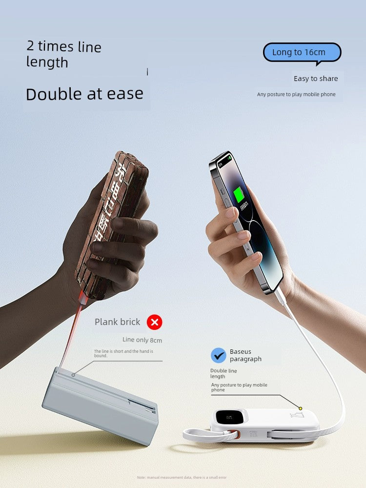 BASEUS 2024 Ultra-Thin 20000mAh Power Bank - Fast Charge, Portable, Apple 15 Compatible
