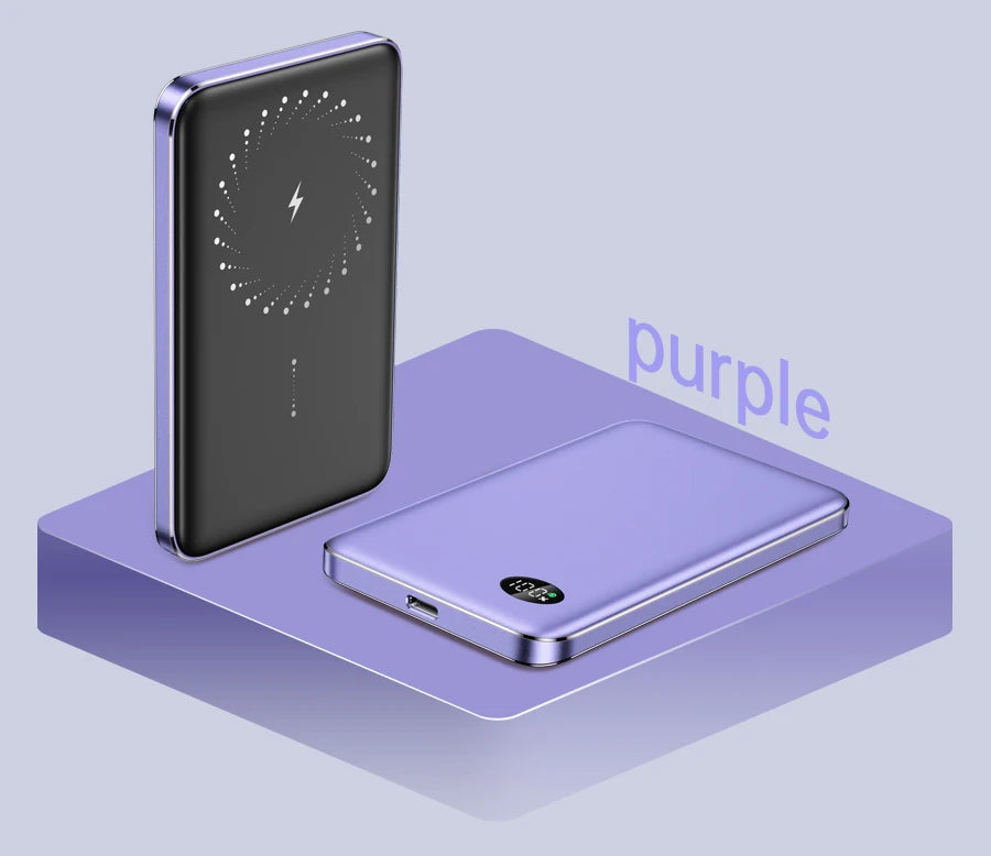 2024 New 20W Magnetic Power Bank | 10000mAh Wireless Charger | Fast Charging Backup Battery for iPhone 15/14/13/12Pro & Samsung | tonyfinger store