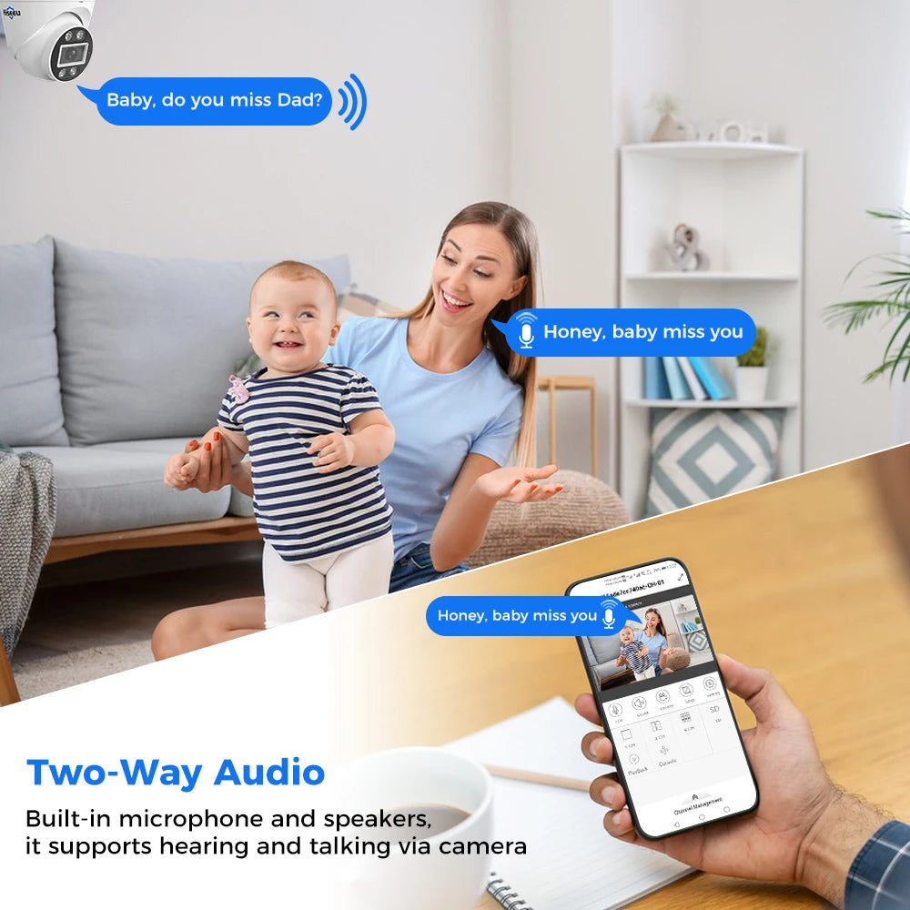 Hiseeu 4K PoE IP Security Camera: 5MP/8MP, ONVIF, Face Detection, Night Vision CCTV Dome