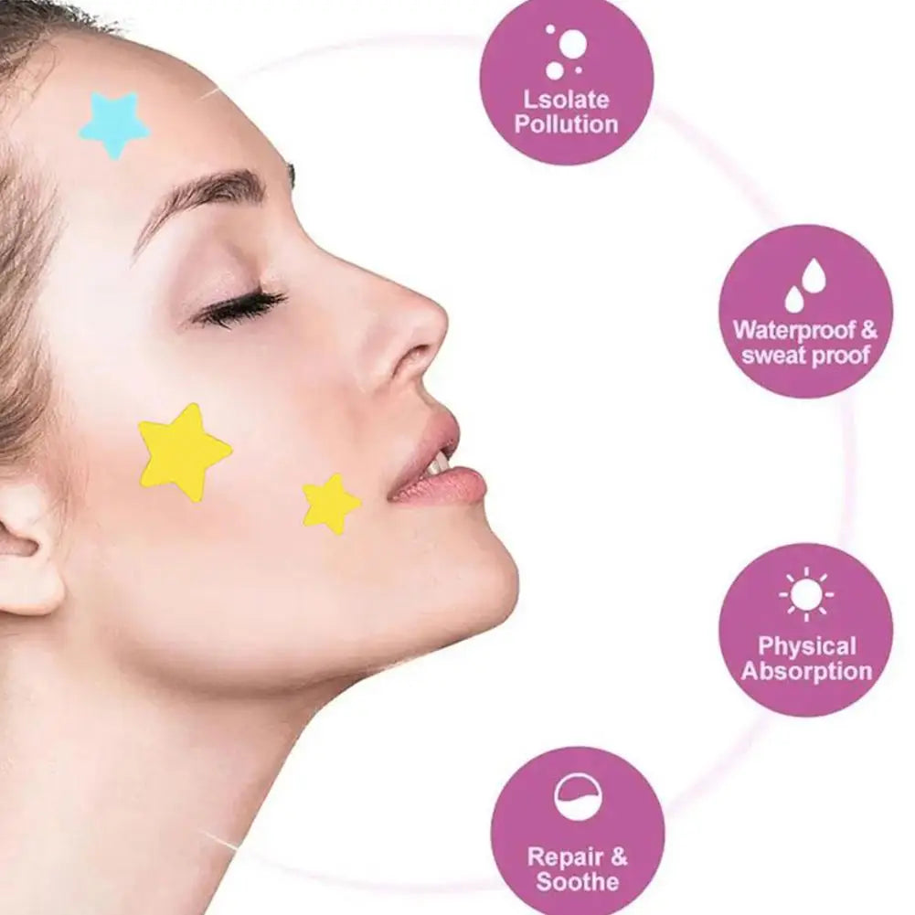 Soug Pimple Patch Face Spot Scar Care Acnes 216pcs Face Care Moisturizing Treatment Pimple Scar Acne Spot Stickers Beauty Tools