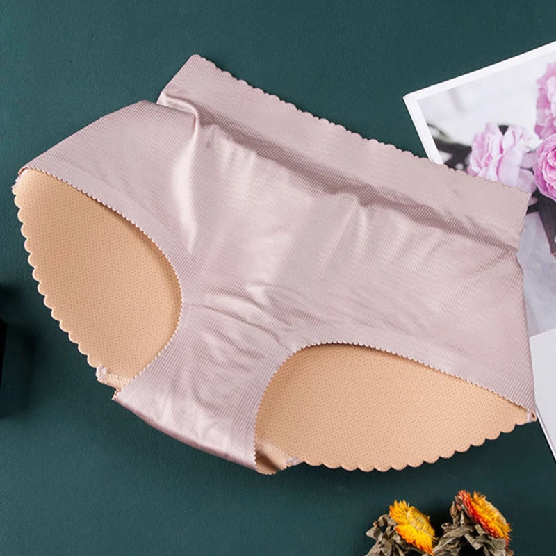 Women Underwear Lingerie Slimming Tummy Control Body Shaper Fake Ass Butt Lifter Briefs Lady Sponge Padded Butt Push Up Panties