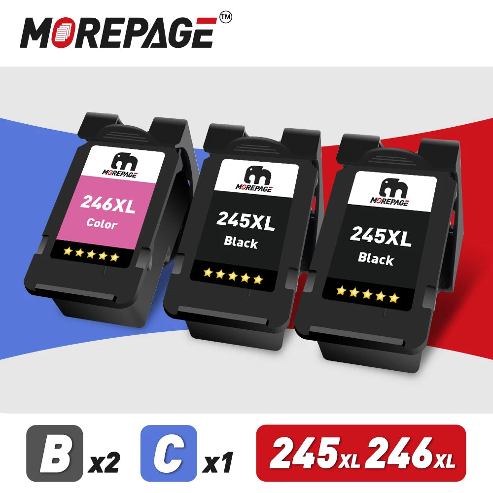 QSYRAINBOW For PG245 CL246 Ink Cartridges For Canon PG-245 246 For MG2924 MX492 MG2520 TS302 TS3120 TS3122 Printer