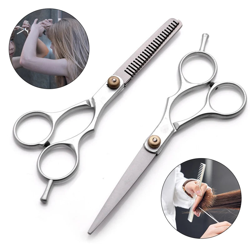 Professional Hair Cutting Scissors Salon Hairdressing Scissors Stainless Thinning Shear Hair Styling Tools Barber Accessories