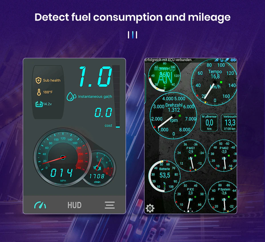 Mini ELM327 Bluetooth OBD2 Car Diagnostic Tool - Junsun DVD Compatible