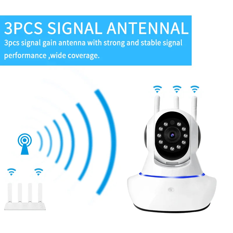 Yoosee 1080P WiFi IP Camera: Smart Home, Two-Way Audio, Pan/Tilt, RJ45 Support