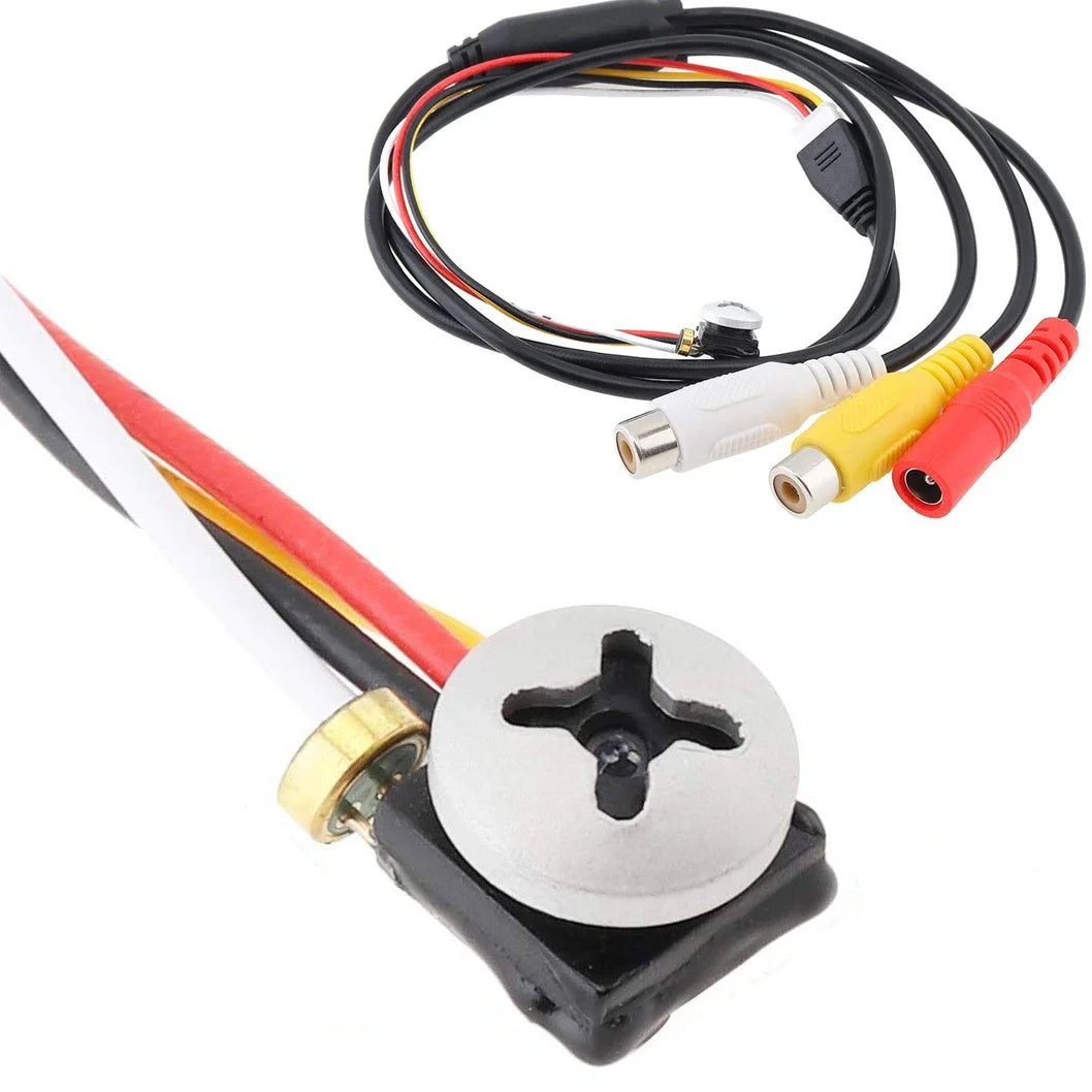 Uvusee CCTV 1/3 CCD 1000TVL 3.6mm audio Microphone HD Mini Security Surveillance Camera