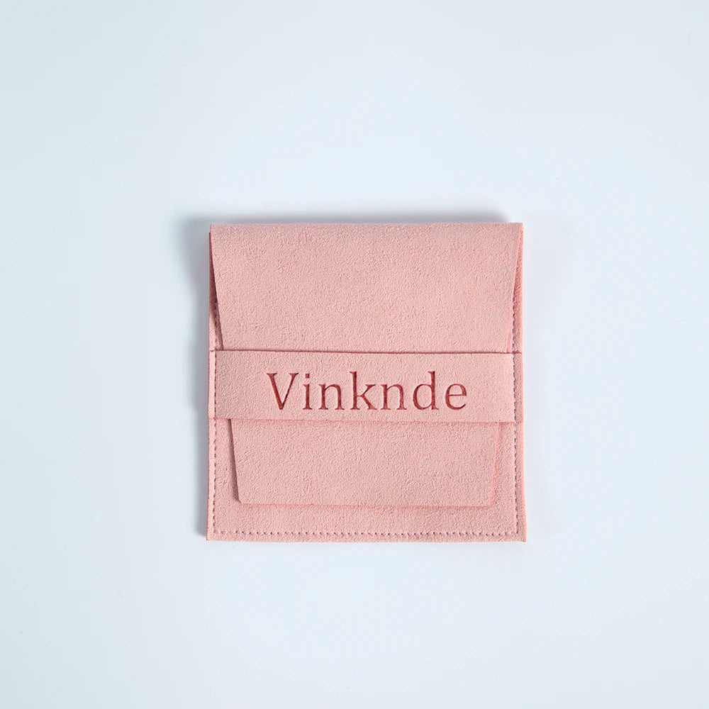 100pcs Custom Logo Microfiber Gift Bags | 8x8cm Jewelry Organizer Pouches | Personalized Wedding Favor, Candy Bags for Small Business | tonyfinger store