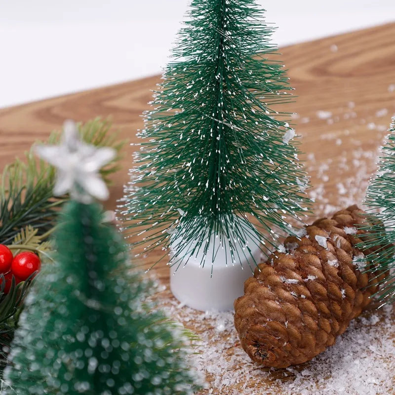 LED Mini Christmas Tree Lamp Glowing Pine Needles