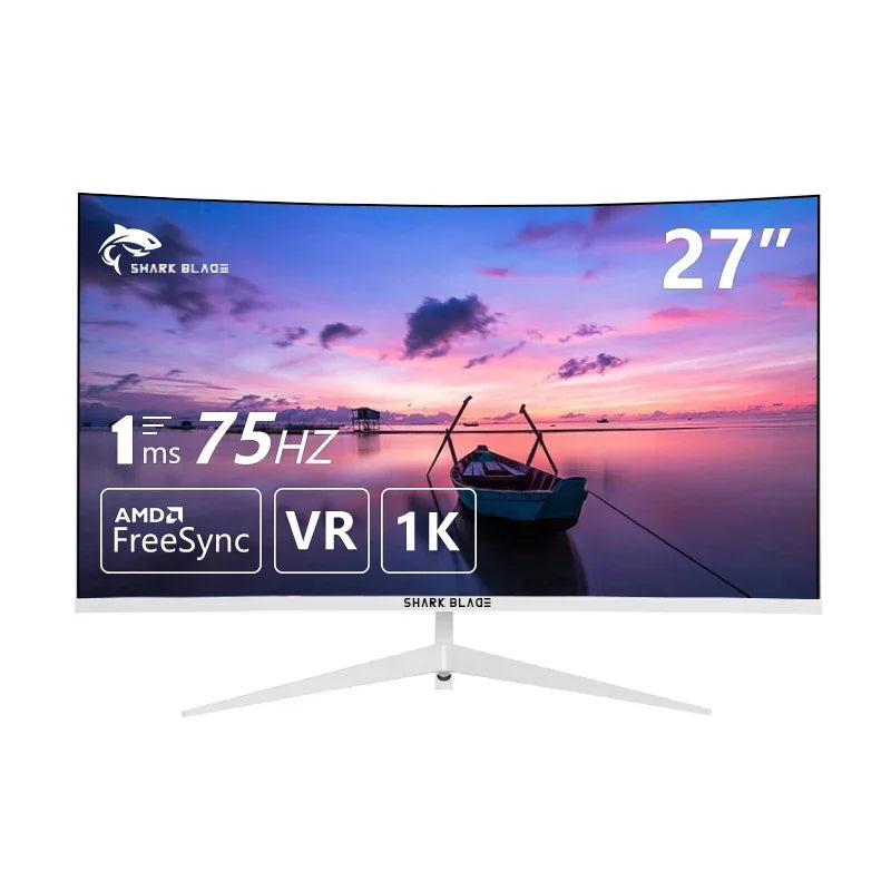 Computer Monitor 24/27 Inch 1080P 75Hz Gamers Screen LCD Gaming For Xbox PS5 Swtich PC