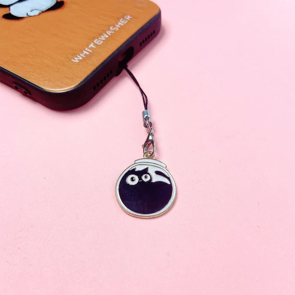 Cute Cat Bottle Lanyard for Phone Cases | iPhone, Huawei, Samsung Keychain