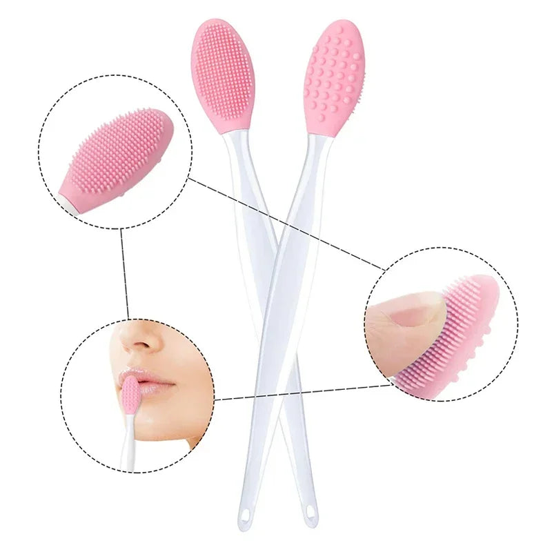 Silicone Face Cleansing Brush - Exfoliating Blackhead Remover for Nose & Skin Care