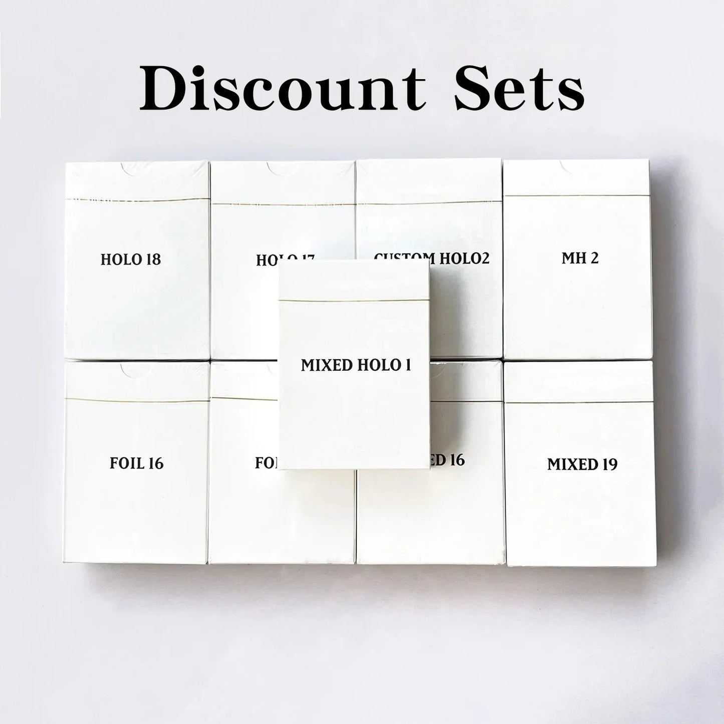 Discount Price TCG WHOLE SETS Black Core Holo/Foil Sets Black Lotus PROXY Playing Custom Poker Cards Board Games Proxies