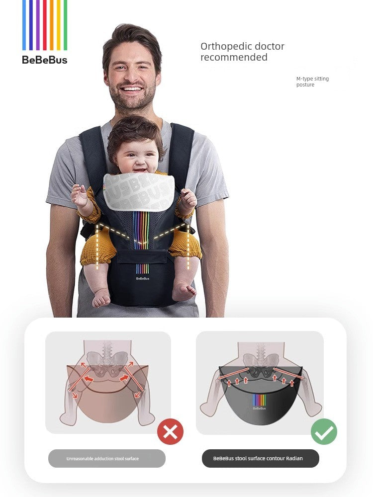 Bebebus All Year Round Neutral out Baby Hold Waist Stool