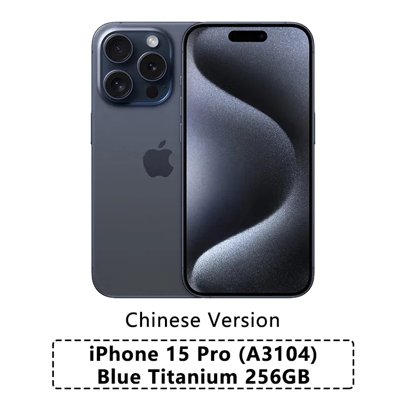 New Apple iPhone 15 Pro A3104 - 6.1" 120Hz Super Retina XDR, A17 Pro Chip, 48MP Triple Cameras, Dual SIM, iOS 17 | tonyfinger store