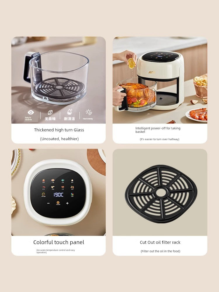 110V Smoke-Free Taiwan Air Fryer for Small Kitchens