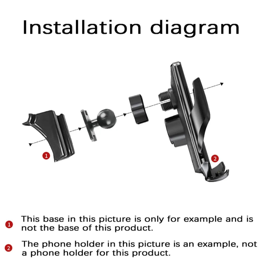 Wireless Car Phone Holder for Audi A4B8/A5 (2009-2016)
