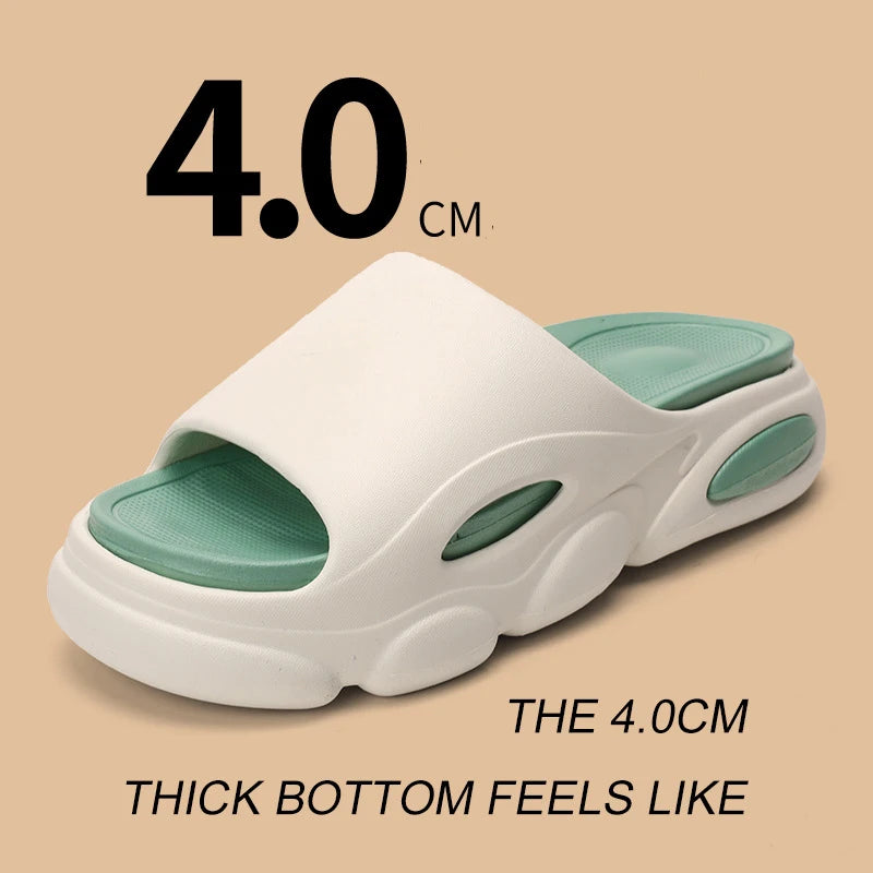 Comwarm Platform Soft Eva Slippers Women Men Fashion Flip Flops Unisex Home Shoe Bathroom Non-Slip Slides Indoor Outdoor Sandals
