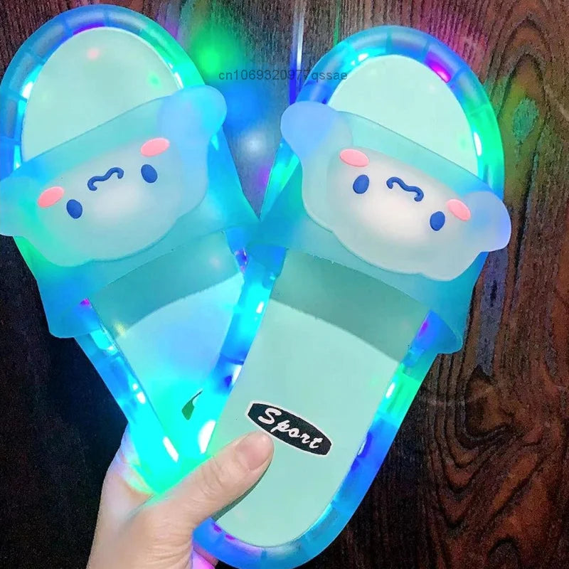 Sanrio Luminous Kuromi Slippers