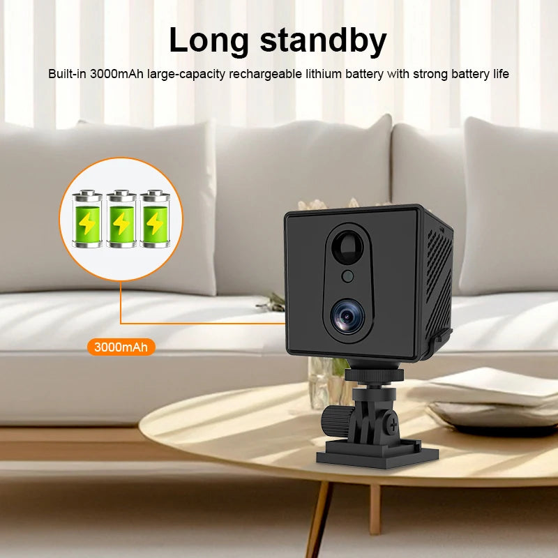 Vstarcam 4G SIM Card Mini Camera 3MP 1080P IP Camera 3000mAh Battery Portable Car Camera IR Night Surveillance Security Cam