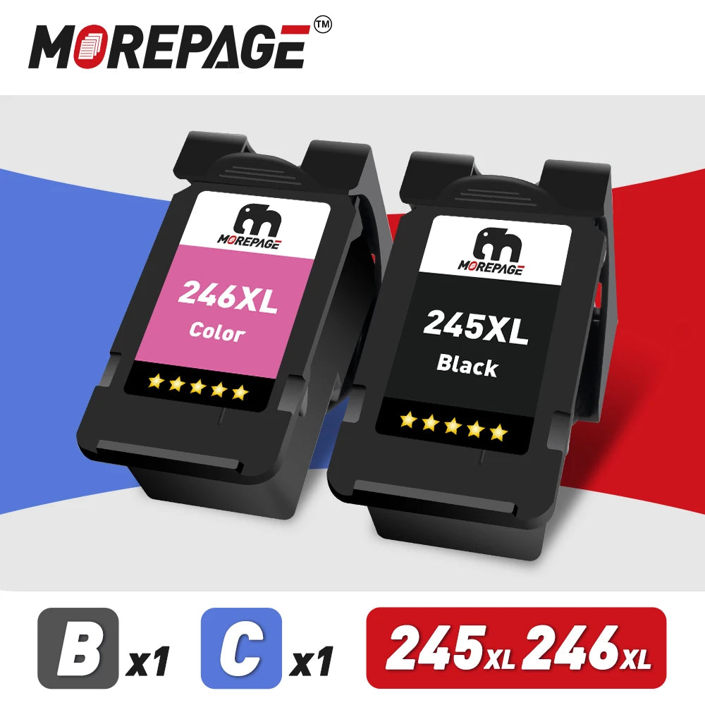 QSYRAINBOW For PG245 CL246 Ink Cartridges For Canon PG-245 246 For MG2924 MX492 MG2520 TS302 TS3120 TS3122 Printer