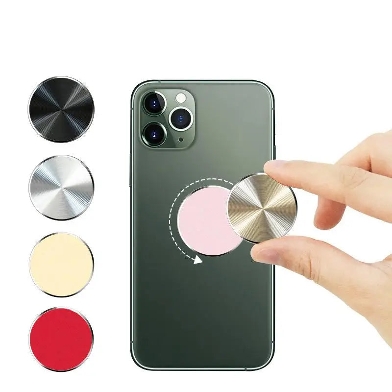 Magnetic Car Phone Holder Plate - 3M Adhesive, Easy Remove, Strong Grip