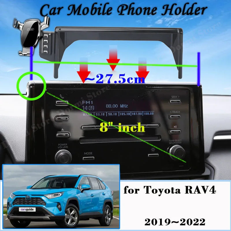 Toyota RAV4 XA50 2019-2022 Car Phone Holder | 360° Rotating GPS Mount