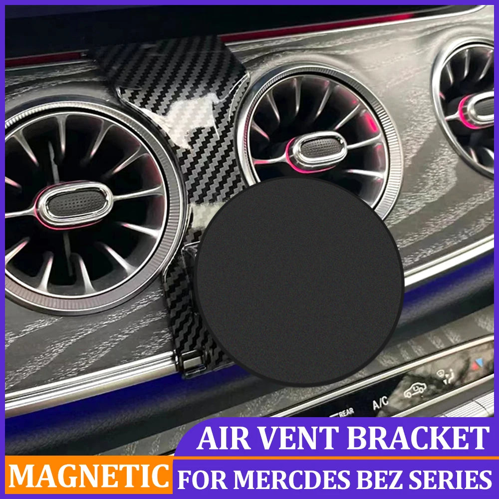 Matte Magnetic Magsafe Car Phone Holder for Mercedes Benz E-Class, A-Class, GLA, CLA, GLB