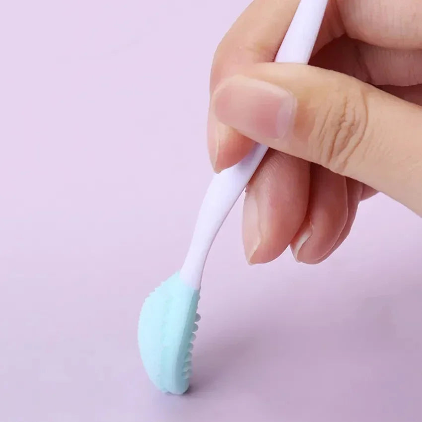 Silicone Face Cleansing Brush - Exfoliating Blackhead Remover for Nose & Skin Care