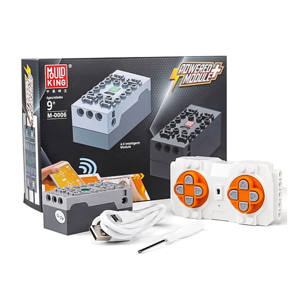 MOULD KING Motor and Battery Box Kit Technical Car 4.0 6.0 Fast Speed Charging Powered Module Building Blocks Bricks