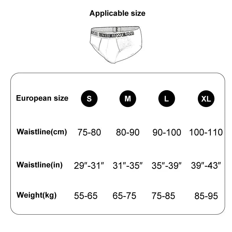 6Pcs Men's Cotton Panties | Breathable High Elastic Triangular Underwear | Comfortable, Soft & Fashionable Shorts | tonyfinger store