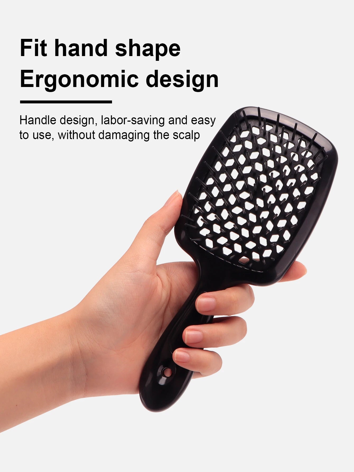 Anti-Static Air Cushion Hair Brush for Wet & Curly Hair - Detangling & Massage Comb