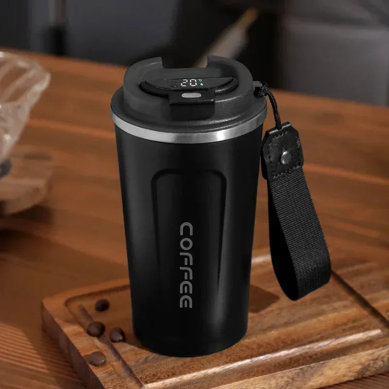 380/510ml Thermos Coffee Mug | Stainless Steel Insulated Tumbler with Temperature Display – tonyfinger store