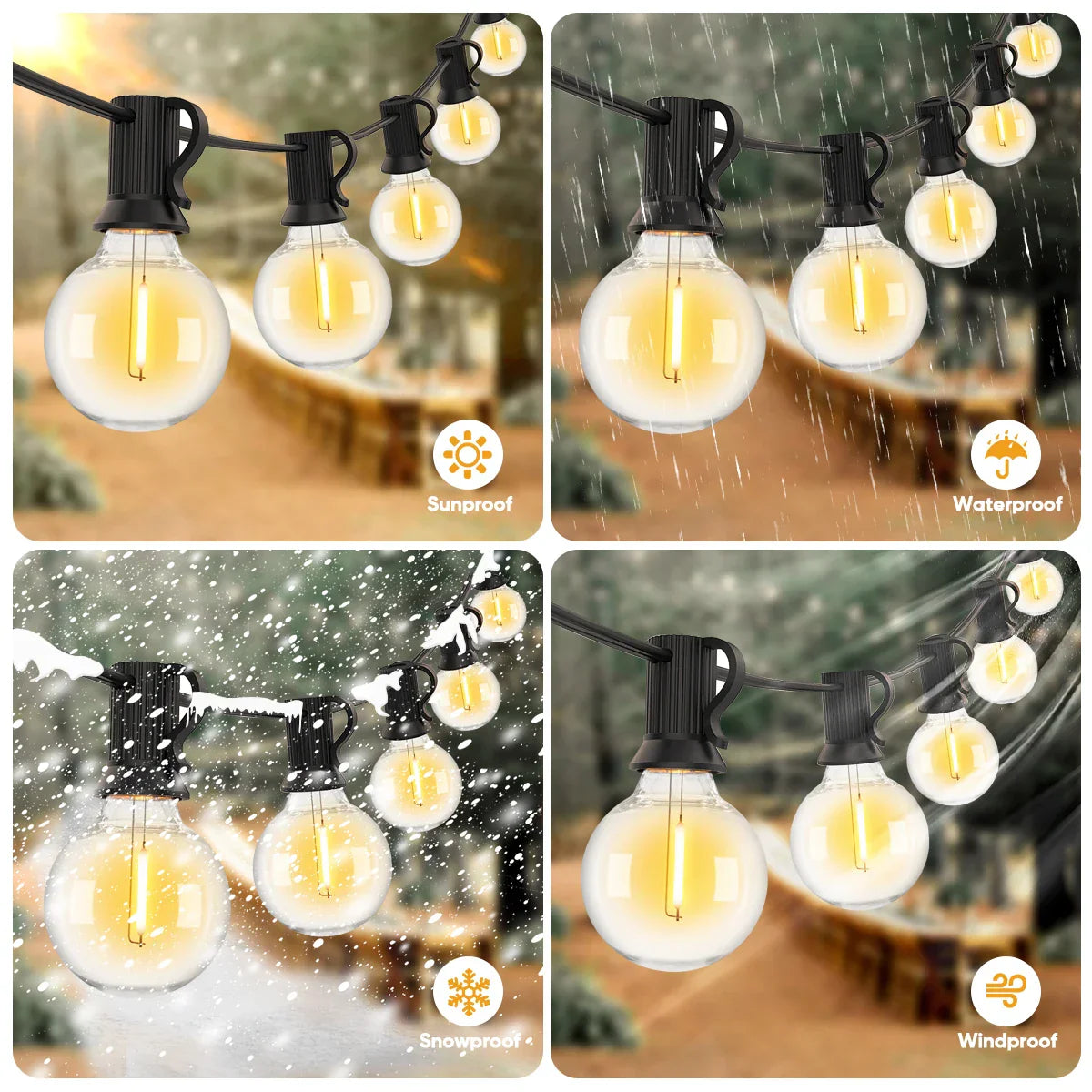 Shatterproof G40 Lights