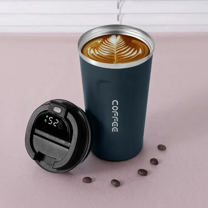 380/510ml Thermos Coffee Mug | Stainless Steel Insulated Tumbler with Temperature Display – tonyfinger store