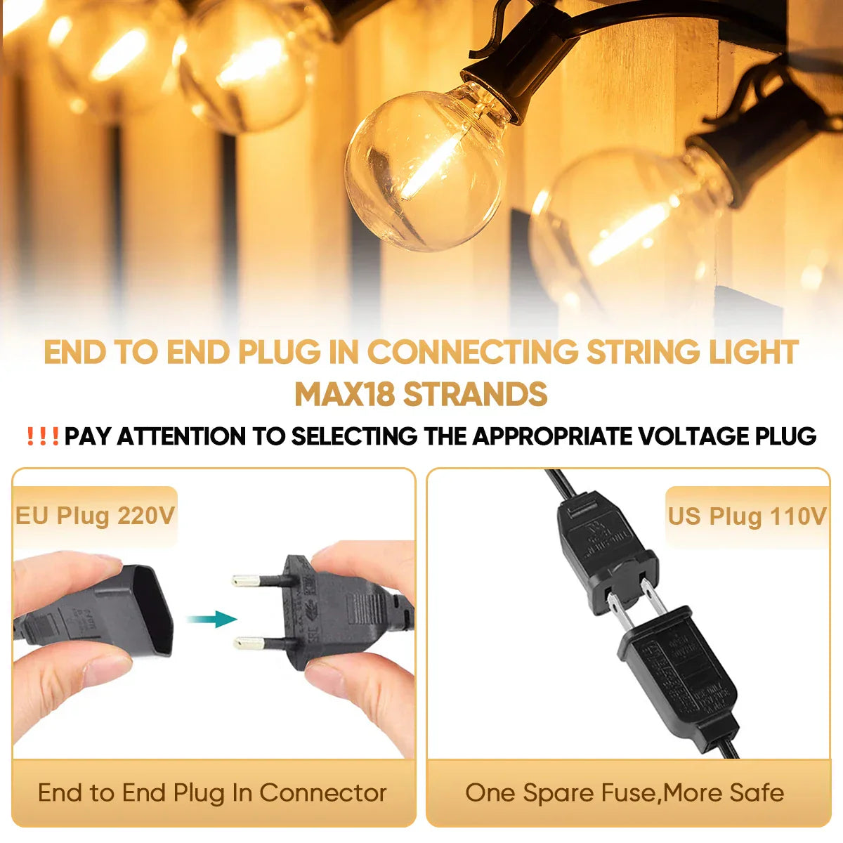 Shatterproof G40 Lights